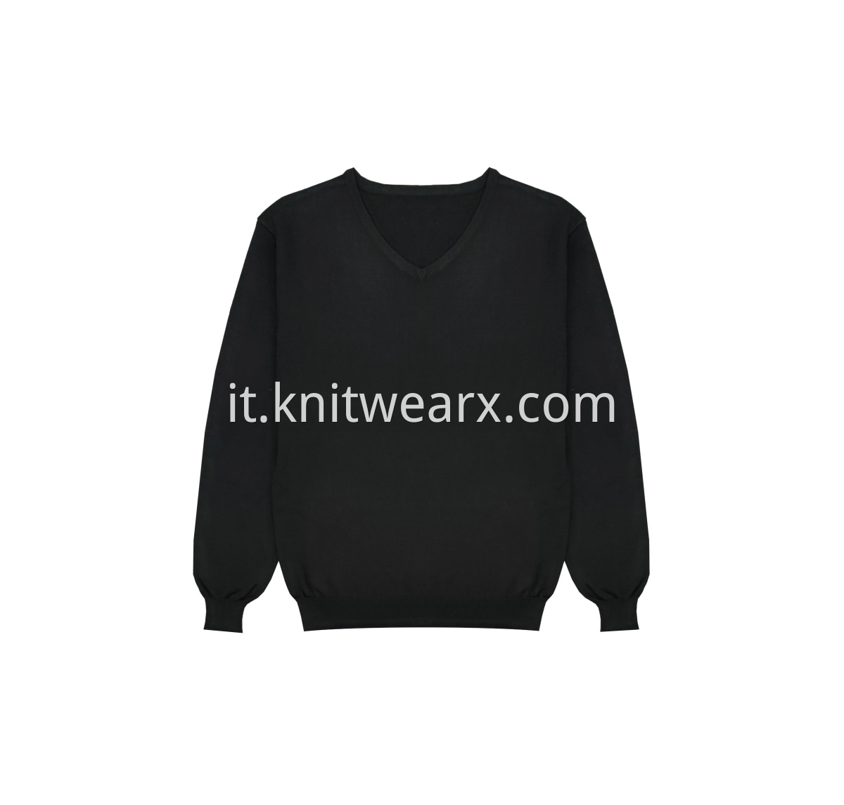 Men's Knitted Sweater Classic V-neck Anti-pilling Pullover